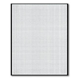 Geometric Modern Black and White Black White Dotted Grid Geometric Area Rug