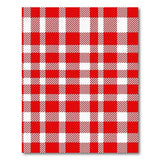 Classic Red White Gingham Check Area Rug