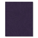 Purple Contour Wave Abstract Area Rug