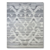 Southwestern Grey Geometric Southwestern Area Rug