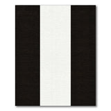 Geometric Modern Black and White Bold Black White Vertical Stripe Area Rug