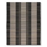 Modern Black White Vertical Stripe Area Rug
