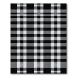 Black and White Distressed Vintage Distressed Black White Checkered Area Rug