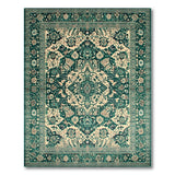 Medallion Teal Persian Medallion Area Rug