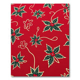 Festive Red Holly Berry Area Rug