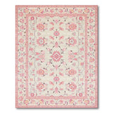 Pink Floral Persian No. 4 Area Rug
