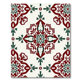 Red Green Traditional Persian Area Rug