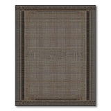 Beige Black Dotted Geometric Area Rug