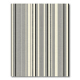 Black and White Black White Vertical Stripe Geometric Area Rug