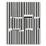 Bold Stripe Geometric Modern Bold Black White Geometric Stripe Area Rug