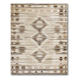 Beige Diamond Geometric Southwestern Rug