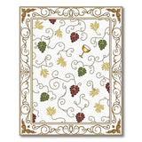 Ornate Grape Vine Chalice Area Rug