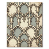Distressed Moroccan Archway Vintage Rug