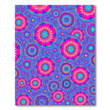 Vibrant Pink Purple Mandala Boho Area Rug