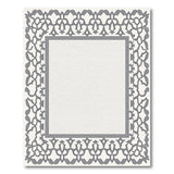 Ornate Grey Persian Border Rug