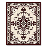 Ornate Floral Medallion Area Rug