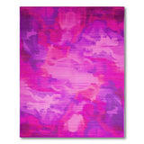 Purple Watercolor Abstract Area Rug