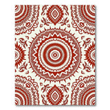 Red Mandala Heritage Tribal Area Rug