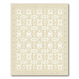 Gold Floral Traditional Persian Area Rug