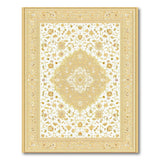 Gold Medallion Traditional Persian Area Rug