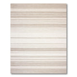 Neutral Beige Horizontal Stripe Beige and Neutral Area Rug
