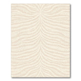 Beige Radiating Wave Abstract Area Rug