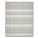 Geometric Modern Grey Plaid Woven Area Rug