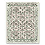 Pink Scarab Beetle Heritage Area Rug