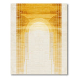 Golden Arch Geometric Area Rug