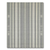 Bold Black White Vertical Striped Area Rug
