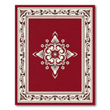 Elegant Red Persian Medallion Red Area Rug