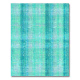 Teal Vertical Stripe Geometric Area Rug