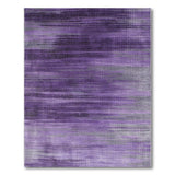 Purple Abstract Streak Area Rug
