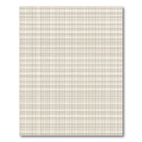 Classic Beige Plaid Check Area Rug