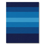 Ombre Blue Striped Area Rug
