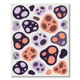 Abstract Organic Blob Multi-Color Area Rug