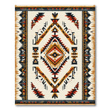 Southwestern Geometric Tribal Area Rug