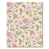 Pink Floral Vintage Delicate Pink Blossom Floral Area Rug