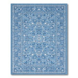 Traditional Blue Persian Floral Area Rug