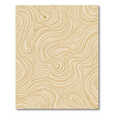 Beige Abstract Wave Beige and Neutral Area Rug