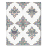 Pastel Architectural Mandala Area Rug