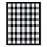 Black White Checkered Rustic Farmhouse Rustic Farmhouse Area Rug
