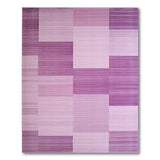 Purple Geometric Modern Purple Geometric Block Area Rug