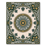 Vintage Floral Mandala Area Rug