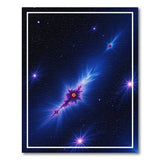 Cosmic Nebula Burst Area Rug