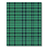Green Emerald Green Black Plaid Area Rug