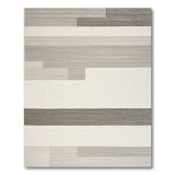 Modern Beige Grey Geometric Block Area Rug