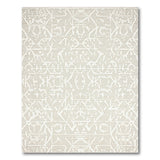 Geometric Modern Cream Geometric Trellis Area Rug