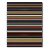 Multi-color and Patterns Bold Multi-Color Horizontal Stripe Geometric Rug