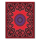Ornate Red Persian Medallion No. 7 Area Rug